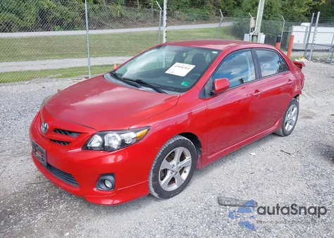 2012 Toyota Corolla S из США, поврежденный, VIN 2T1BU4EE9CC903623